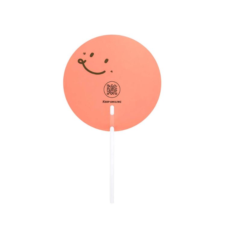 Picture of Custom Shape Transparent PVC Hand Fan B