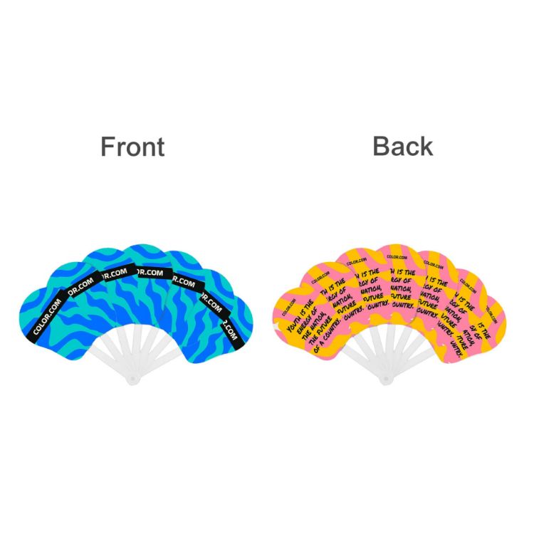 Picture of Seven-pieces Plastic Hand Fan