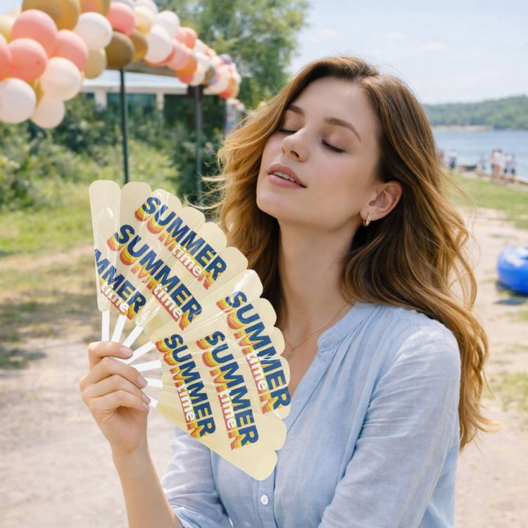 Picture of Plastic Hand Fan B