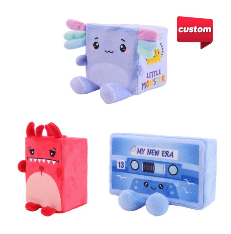 Picture of Block Plush Toy with O Ring