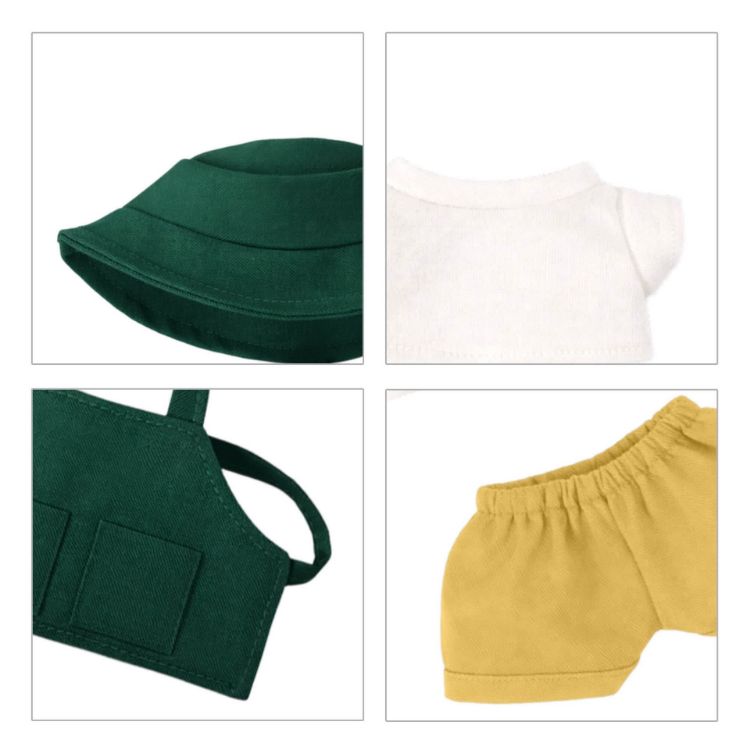 Picture of Plush Doll Cafe 4-Piece Apron Outfit (15–17cm Doll)