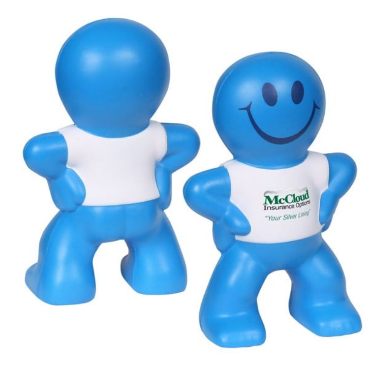 Picture of Chocolate Man Shape Stress Reliever