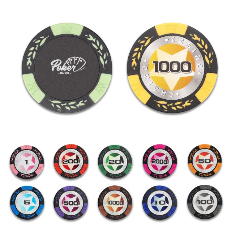 Picture of Wheat stalk Clay Poker Chips
