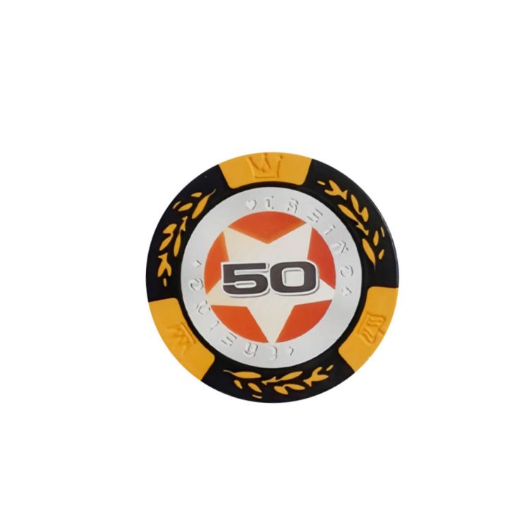 Picture of Wheat stalk Clay Poker Chips