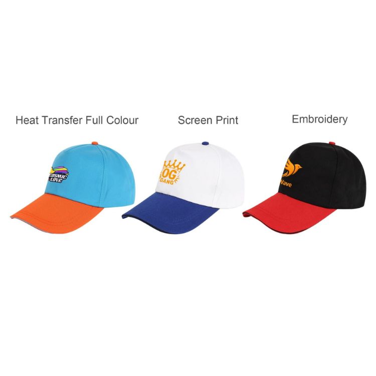 Picture of 5 Panel Sandwich Bill Hat