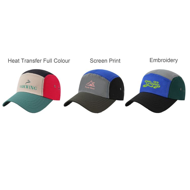 Picture of Lightweight 5 Panel Flat Bill Cap