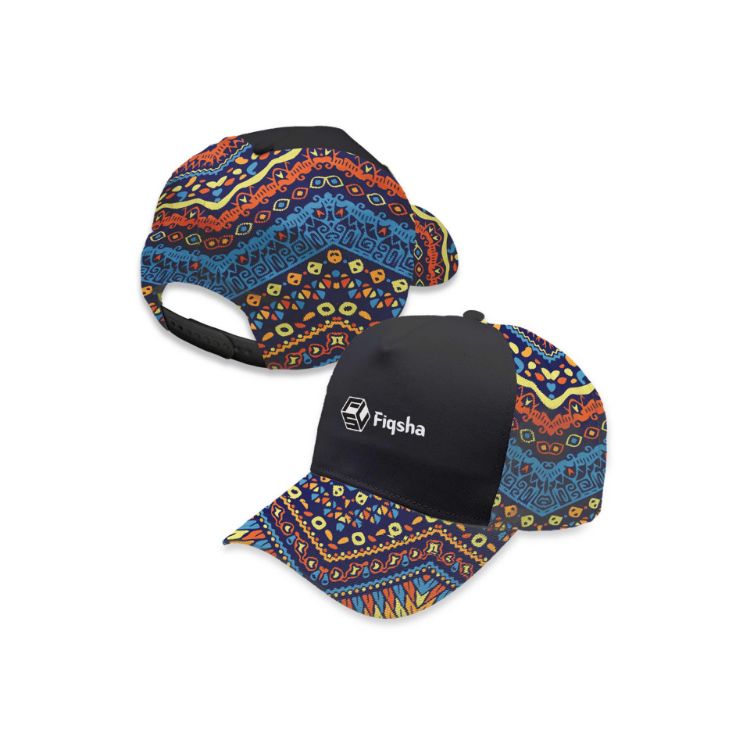 Picture of Full Sublimation 5 Panel Custom Cap