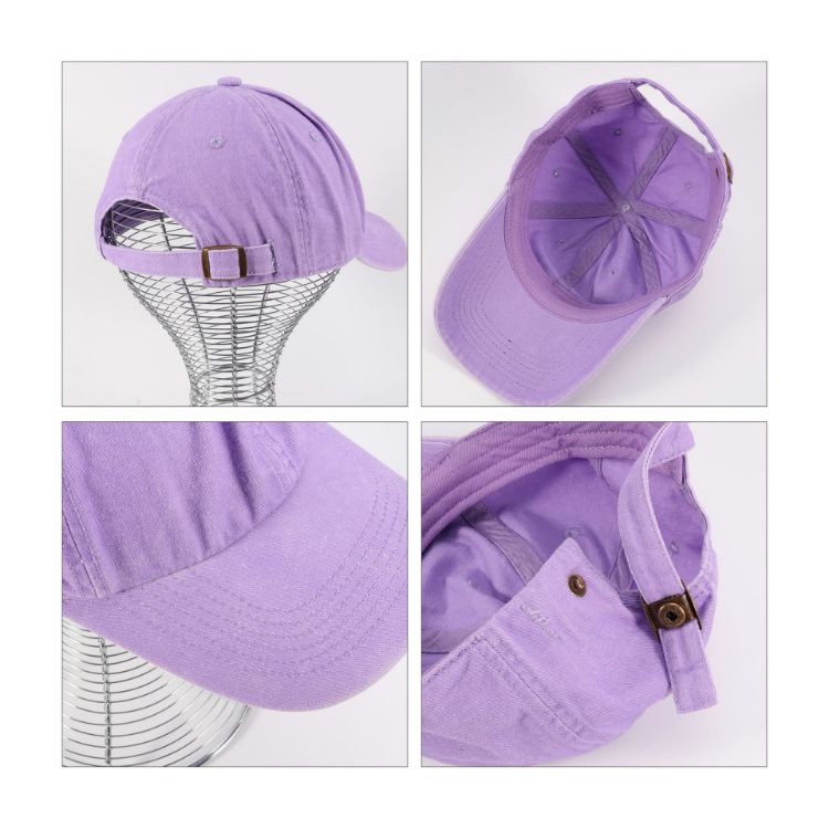 Picture of 6 Panel Premium Washed Cotton Baseball Cap