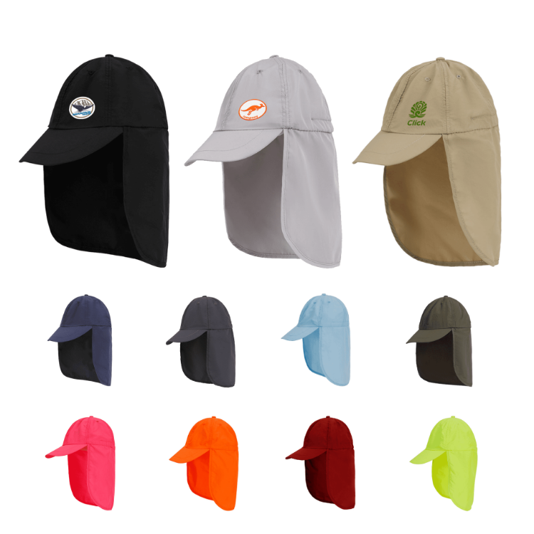Picture of Baseball Cap with Neck Flap