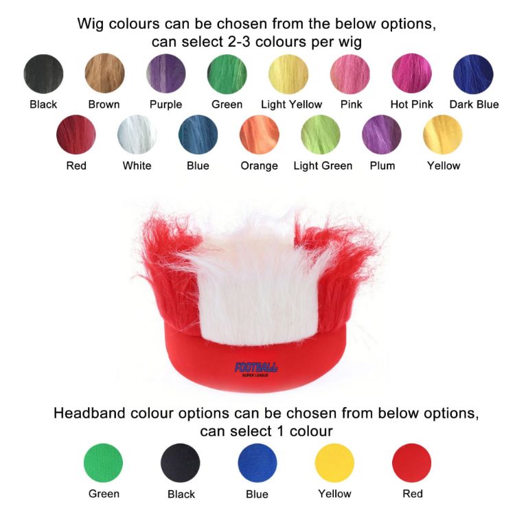 Picture of 3 Colors Headband Wig