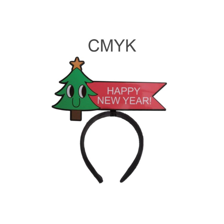 Picture of Glossy Coated Topper Headband