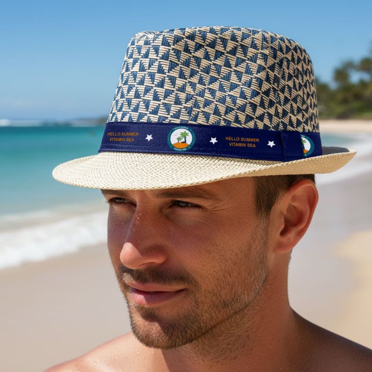 Picture of Straw Woven Top Hat