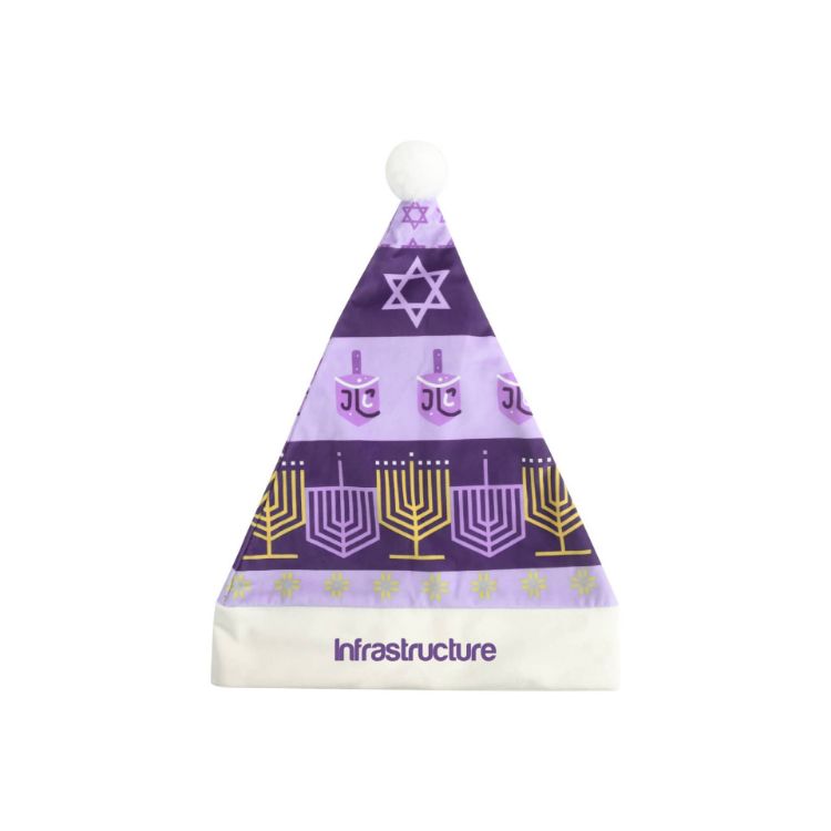 Picture of Full Colour Regular Santa Hat
