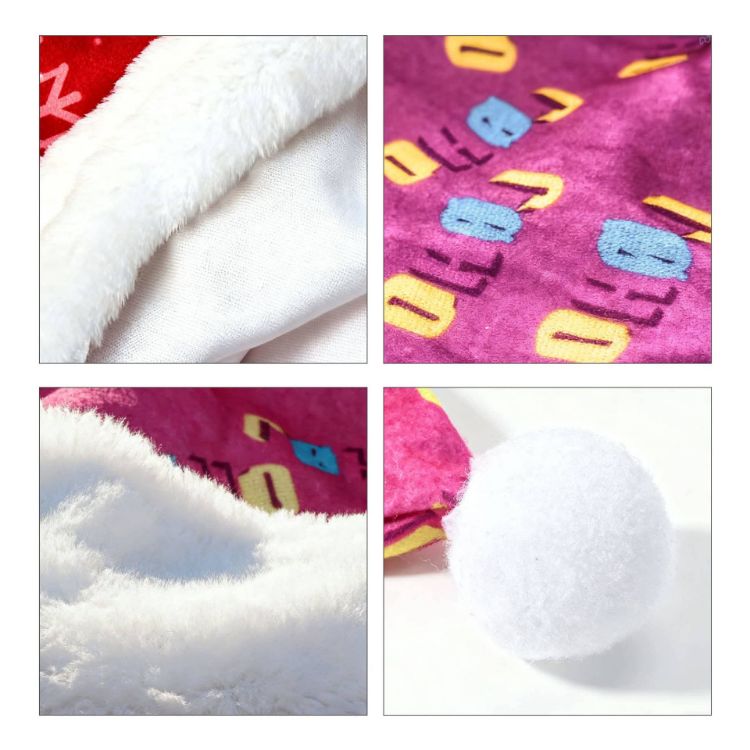Picture of Full Colour Premium Regular Santa Hat