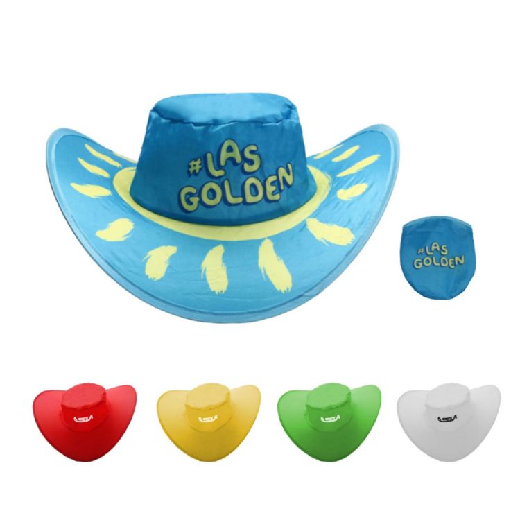 Picture of Foldable Cowboy Hat with Pouch
