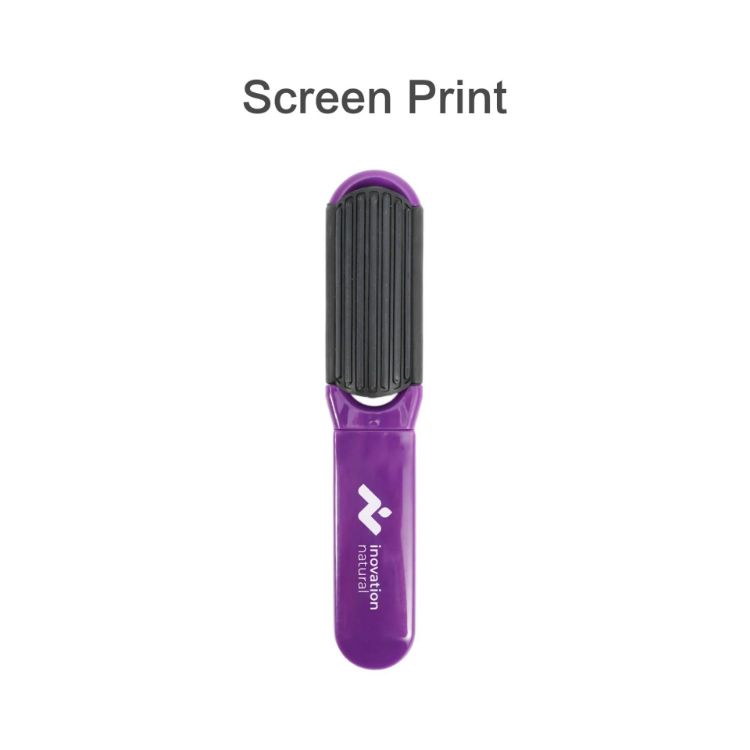 Picture of Folding Hair Brush With Mirror