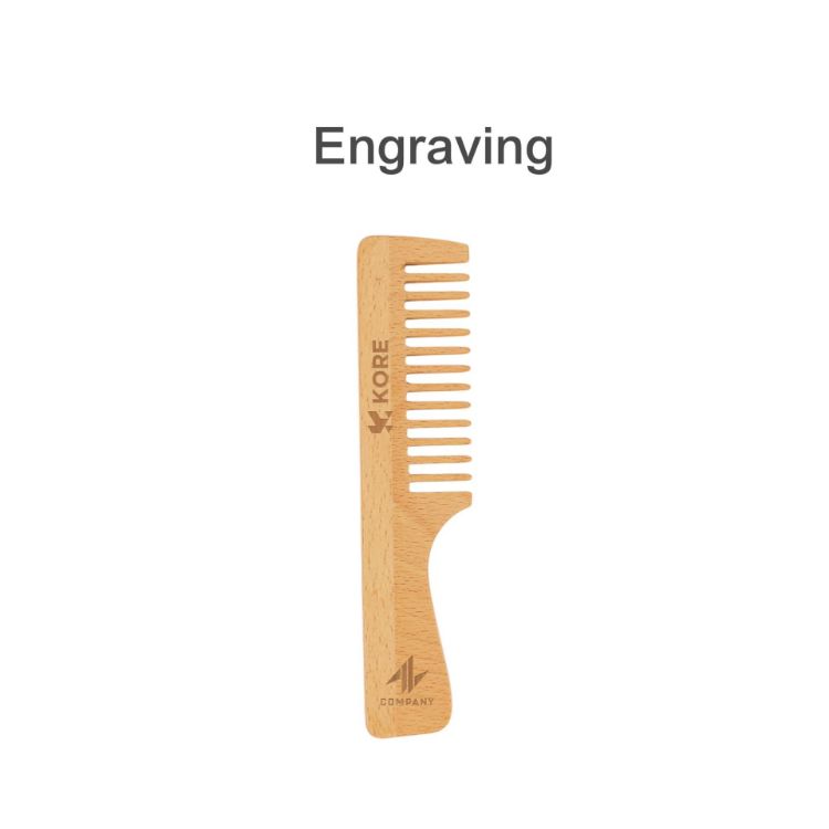 Picture of Wide-Tooth Beech Wood Comb