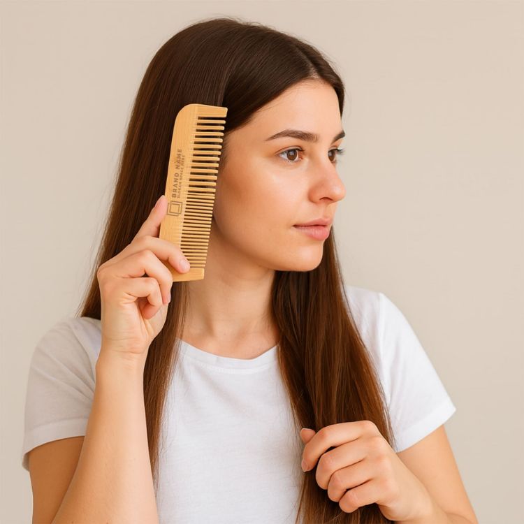 Picture of Mixed-Tooth Bamboo Comb