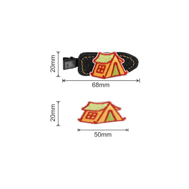 Picture of Denim Duck Bill Hair Clip
