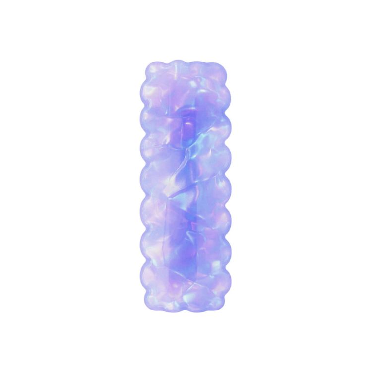 Picture of Wavy Rectangle Iridescent Hair Clip