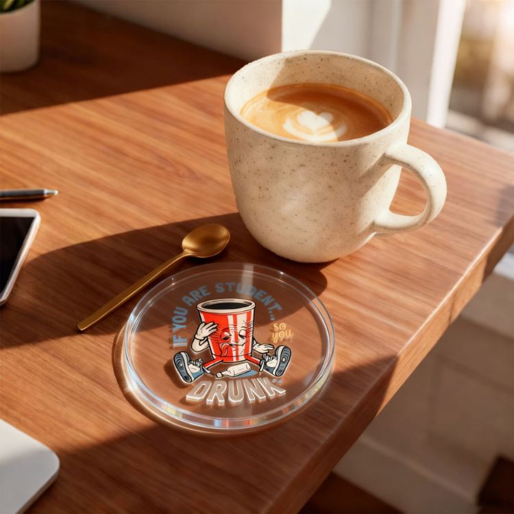 Picture of Custom Clear Acrylic Coaster