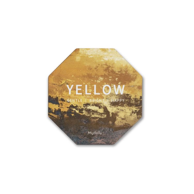 Picture of Octagonal Frosted Metal Coaster