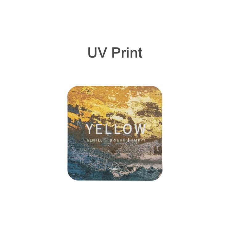 Picture of Square Frosted Metal Coaster