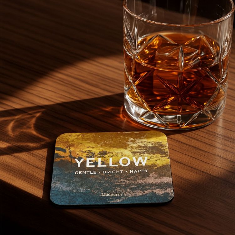 Picture of Square Frosted Metal Coaster