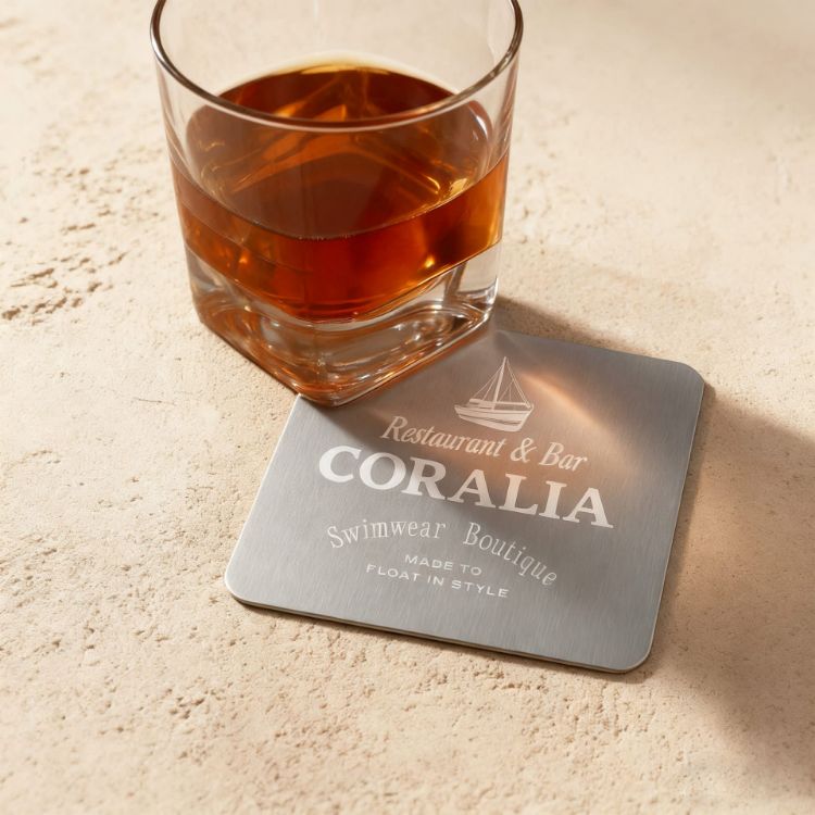 Picture of Square Metal Coaster