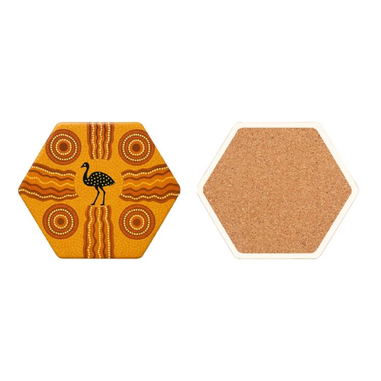 Picture of Hexagon Ceramic Coaster