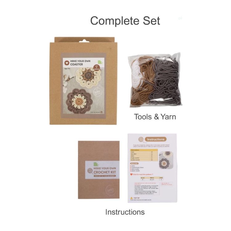 Picture of Custom Coaster Crochet Kit