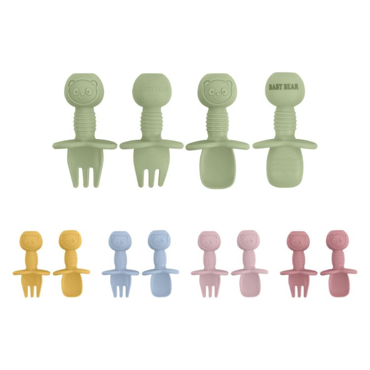 Picture of Bear Training Silicone Kids Cutlery