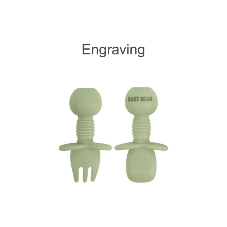 Picture of Bear Training Silicone Kids Cutlery