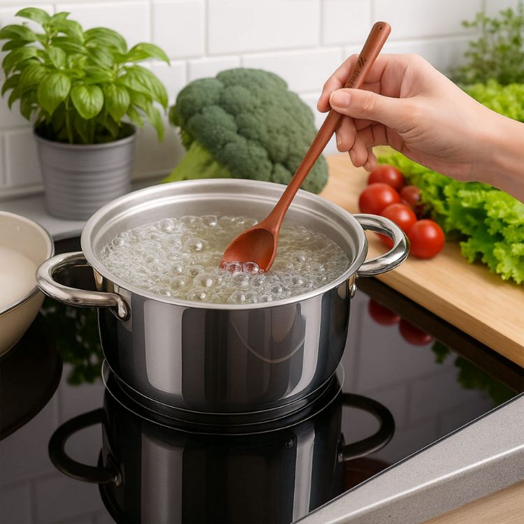 Picture of Long Handle Wooden Spoon