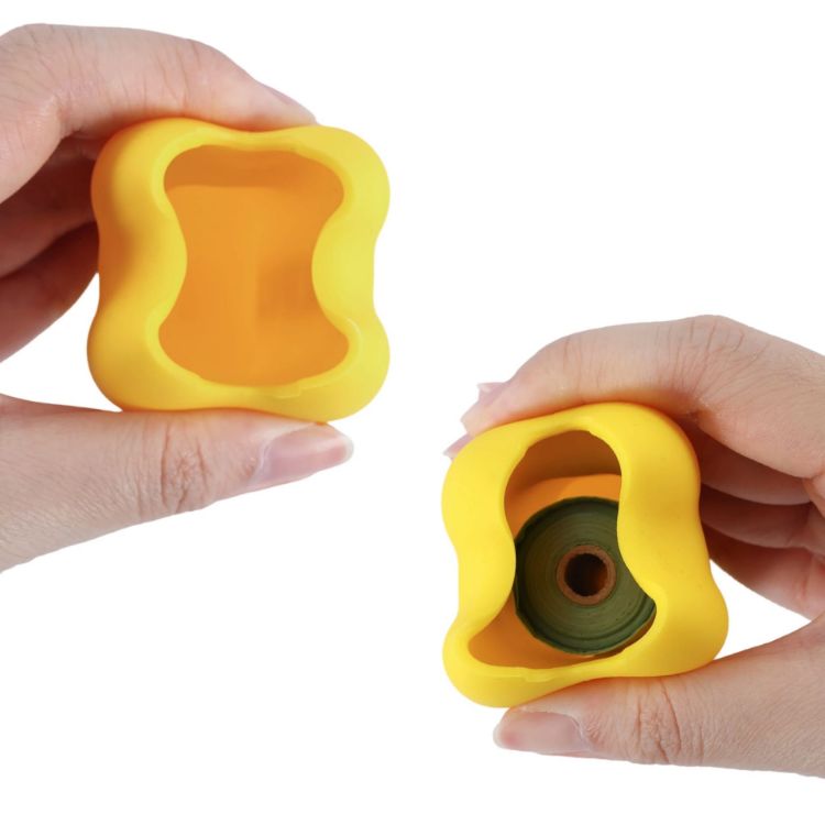 Picture of Silicone Bone Shape Dog Poop Bag Dispenser