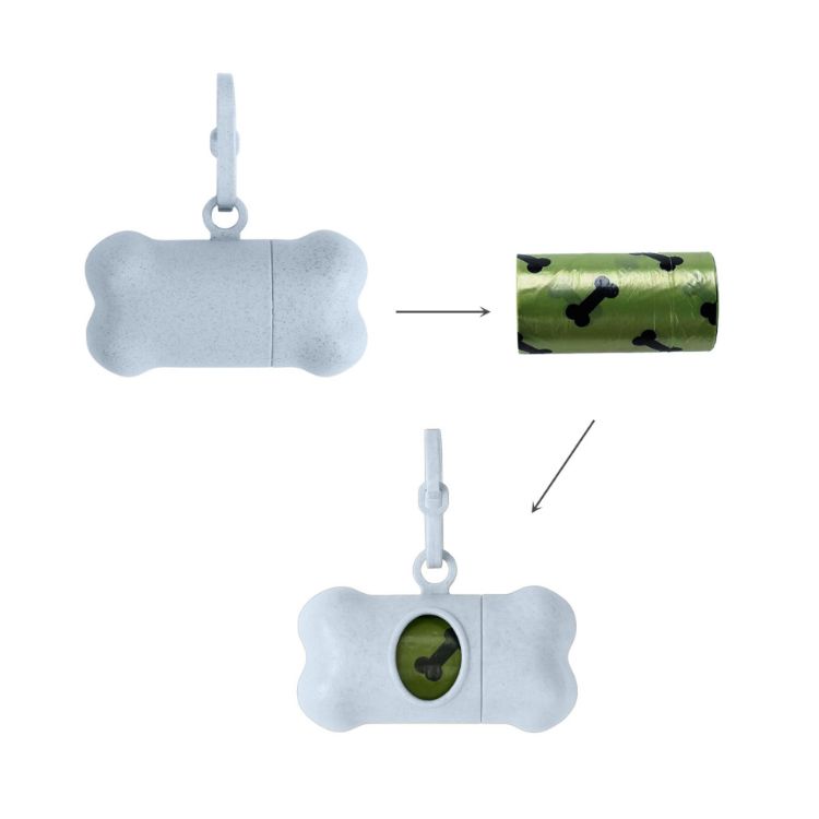 Picture of Eco Bone Shape Pet Wastebag Dispenser