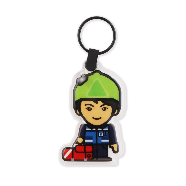 Picture of PVC LED Keyring