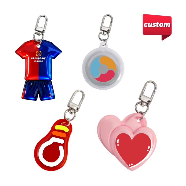 Picture of Custom Shape Reflective Keychain