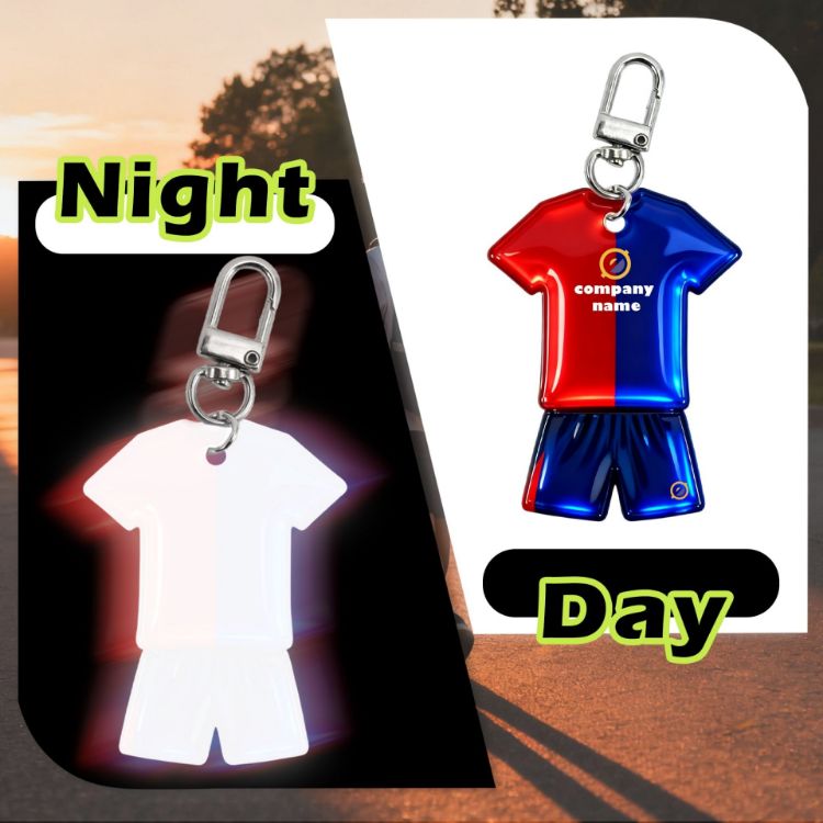 Picture of Custom Shape Reflective Keychain