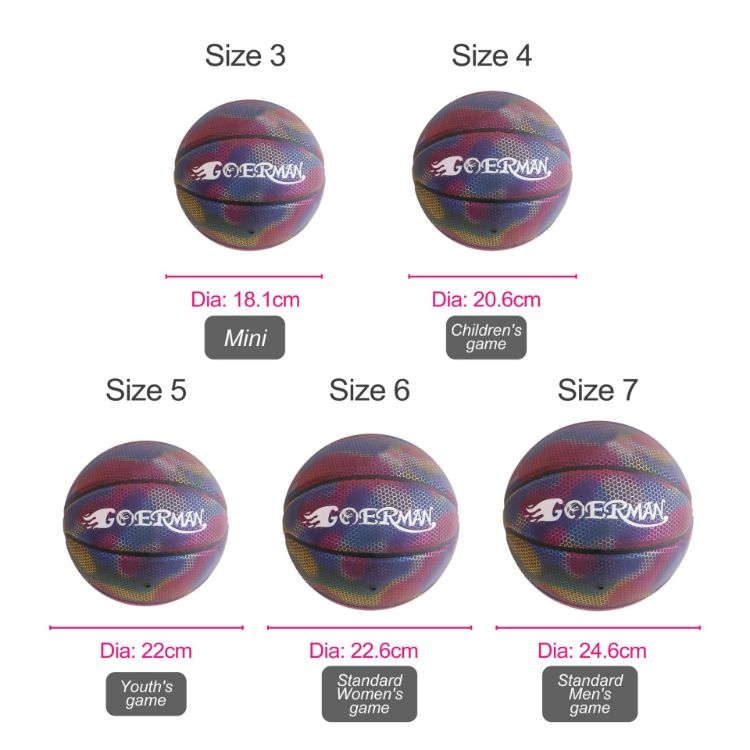 Picture of Holographic Glowing Basketball