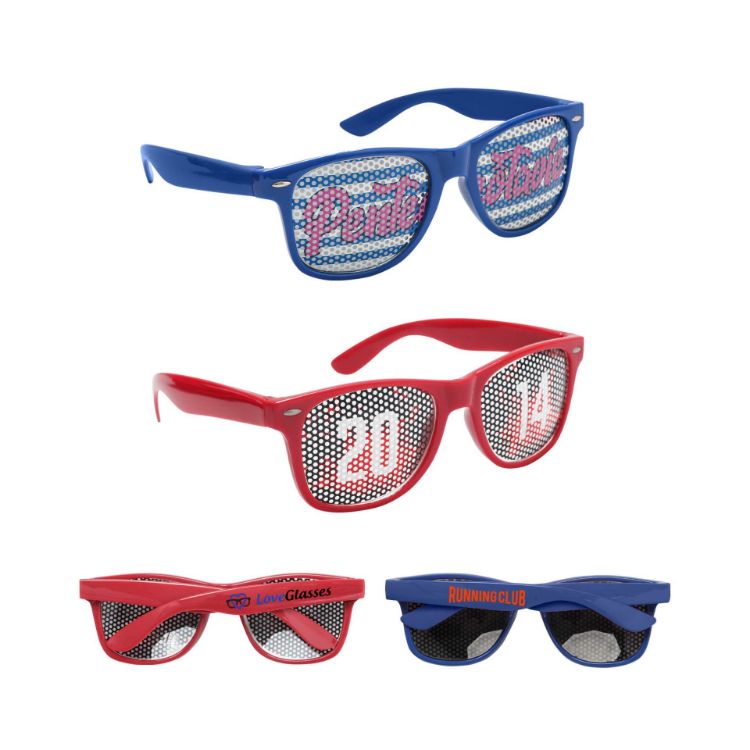 Picture of Pinhole Sticker Party Glasses