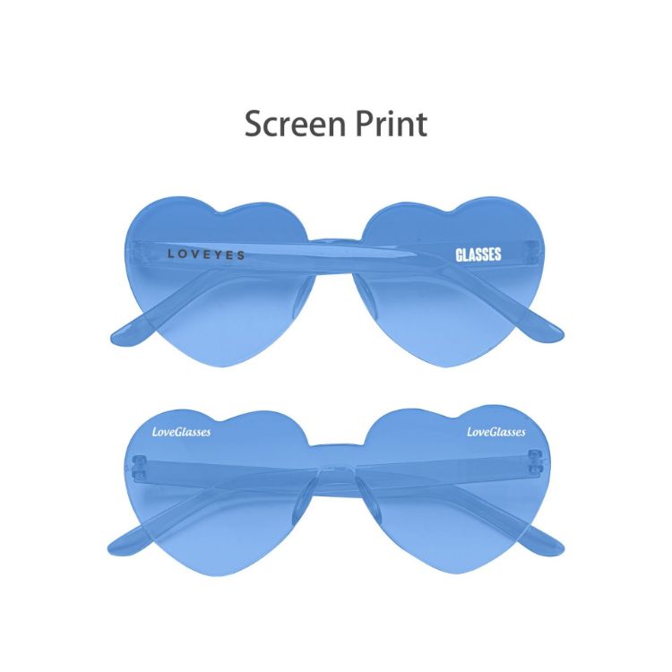 Picture of Heart Shaped Party Glasses