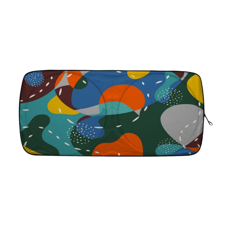 Picture of Twin Circular Reflective Car Sunshade