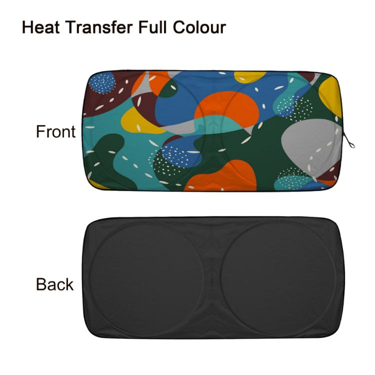 Picture of Twin Circular Reflective Car Sunshade