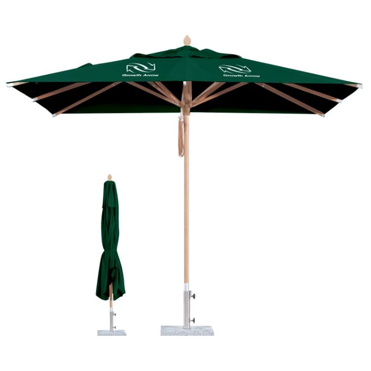 Picture of 2x2m Wind-resistant Square Stock Colour Outdoor Umbrella
