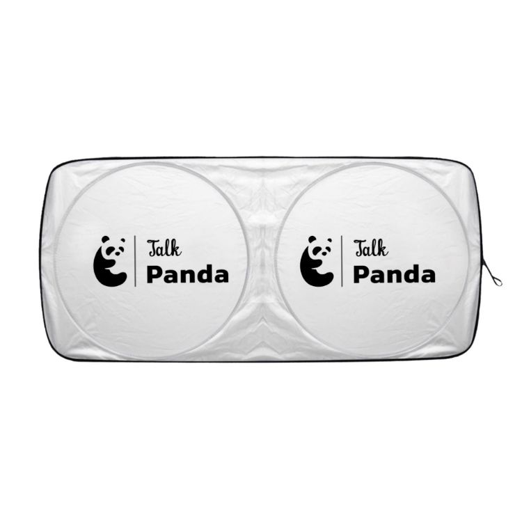 Picture of Twin Circular Light-blocking Car Sun Shade
