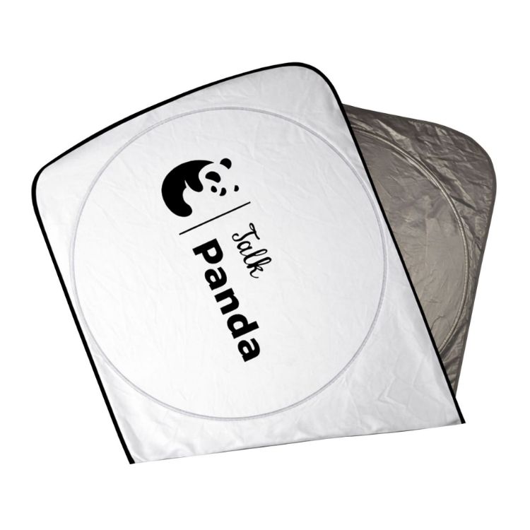 Picture of Twin Circular Light-blocking Car Sun Shade