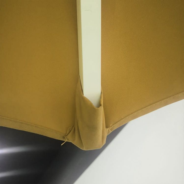Picture of 3x3m Round Sublimation Market Umbrellas With Valances