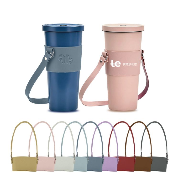 Picture of Leather Water Bottle Holder