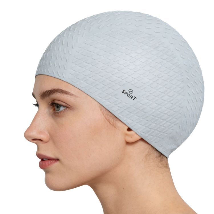 Picture of Premium Silicone Swimming Cap-Cube Grains
